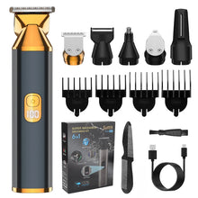 Load image into Gallery viewer, 6 in 1 Multi-function Electric Hair Clipper Set Wash Men&#39;s Electric Clipper Home Razor Hair Cutting Machine