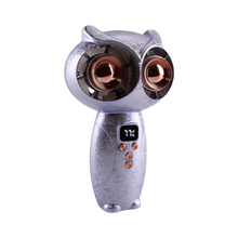 Load image into Gallery viewer, Turbo Mini Handheld Fan Strong Wind Quiet USB Rechargeable Fan Owl Shaped Lightweight Personal Cooling Fan for 3000mAh