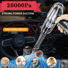 Load image into Gallery viewer, Car Vacuum Cleaner 26000PA Strong Suction Wireless Portable Vacuum Cleaner Dual Use Mini Handheld Cleaning for Car Home Desktop