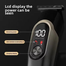 Load image into Gallery viewer, Hair Clipper Five in 1 Set Digital Display Electric Push adjustable Shaving Head Carving  Electric Push