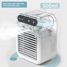 Load image into Gallery viewer, Portable Air Conditioner Fan 2 Speeds Air Cooling Fan with Humidifier Personal Air Cooler Quiet for Home Office Bedroom Use