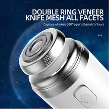 Load image into Gallery viewer, Electric Mini Travel Shaver for Men-Pocket Size Washable Electronic Razor-Mens Rechargeable Portable Cordless Shaving Face Beard