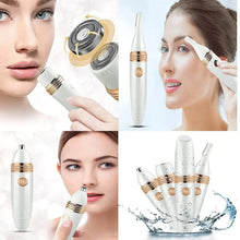 Load image into Gallery viewer, 3 IN 1 Rechargeable Electric Eyebrow Trimmer Epilator Female Body Facial Lipstick Shape Hair Removal Mini Painless Razor Shaver