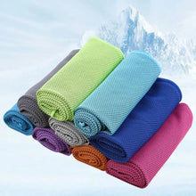 Load image into Gallery viewer, Mini Quick Dry Fitness Cool Towel With Towel Silicond Bag Microfiber Sports Quick Dry Cool Towel Portable Quick Drying Towel