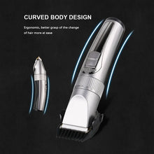 Load image into Gallery viewer, Professional Barber Hair Clipper Electric Shave Razor Finish Cutting Machine Beard Rechargeable Trimmer Shaver