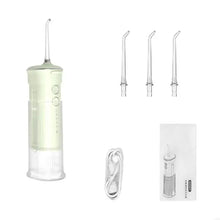 Load image into Gallery viewer, USB Rechargeable Water Flosser Portable Dental Water Jet 200ML IPX7 Waterproof Teeth Cleaner with 3 Jet Tip DIY Modes