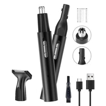 Load image into Gallery viewer, Multifunctional Electric Nose Ear Hair Trimmer for Men Painless Rechargeable Sideburns Eyebrows Beard 3 in 1 Hair Clipper Shaver