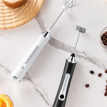 Load image into Gallery viewer, Automatic Rotary Whisk Stirrer Cream Whipper Handheld Small Stirring Stick Black