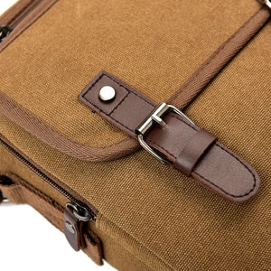 Casual Fashion Canvas Men's Bag Vintage Men's Canvas Shoulder Bag Fashion Men's Business Messenger Bag