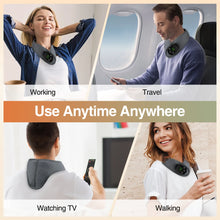 Load image into Gallery viewer, Wireless Electric Neck Massager with Vibration And Heating 5-Level NTC Control Shoulder Pad Neck Brace Wrap for Hot Compress