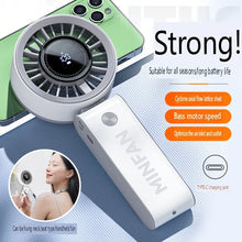 Load image into Gallery viewer, Portable Fan Summer Cool Small Fan USB Rechargeable Hanging Neck Digital Display Electric Folding High Speed Fan