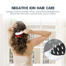 Load image into Gallery viewer, Electric Wireless Infrared Massage Comb Hair Growth Micro-current Vibration Head Massage Scalp Brush Anti Hair Loss Care