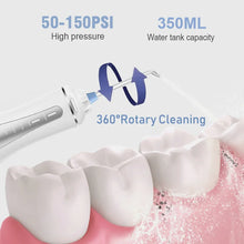 Load image into Gallery viewer, Dental Water Flosser Oral Irrigator with Storage Holder Portable Teeth Cleaning Jet Toothpick Mouth Washing Machine 6 Jet 350ml