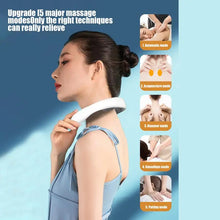 Load image into Gallery viewer, Cordless Neck Massager Rechargeable Neck Muscle Relaxation Device Heating Portable Cordless Neck Relaxer Relaxing Body Machine