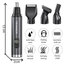 Load image into Gallery viewer, Electric Beard Trimer Rechargeable Nose Ear Hair Trimmer For Men Grooming Kit Electric Eyebrow Beard Trimer Nose Ears Trimmer