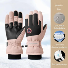 Load image into Gallery viewer, Winter Waterproof Cycling Gloves Sports Running Motorcycle Ski Touch Screen Fleece Gloves Non-slip Warm Full Fingers Ski Gloves