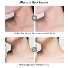 Load image into Gallery viewer, Neck Face Beauty Device Face Lifting Neck Wrinkles Remover 3 Colors LED Photon Skin Tightening Anti Wrinkle Vibration Massager