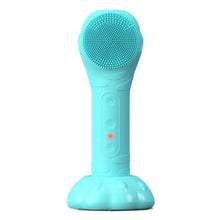 Load image into Gallery viewer, Ultrasonic Silicond Facial Cleansing Brush Waterproof Electric Skin Massager Device For Deep Cleaning