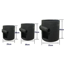 Load image into Gallery viewer, 3PCS Felt Plant Grow Bags Nonwoven Fabric Garden Potato Pot Greenhouse Vegetable Growing Bags Moisturizing Vertical Tools