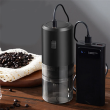 Load image into Gallery viewer, Electric Coffee Grinder Electric Bean Grinder Coffee Machine Portable Home Rechargeable Grinder Kitchen Tool (Black)