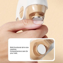 Load image into Gallery viewer, Electric Nail Clipper Fingernail Trimmer Nail Scraps 2 In-1 USB Rechargeable Safety Fingernail Trimmer For Newborn Adult Seniors