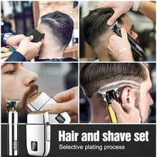 Load image into Gallery viewer, Multifunctional Whole Body Washing Hair Clipper Sets Men's Electric Shaver Digital Display Hairdresser Trimmer