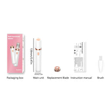 Load image into Gallery viewer, Electric Women Facial Epilator USB Rechargeable Wireless Face Shaver Painless Facial Hair Epilator for Quick and Gentle Shaving