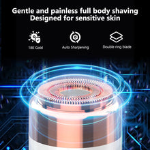 Load image into Gallery viewer, Electric Women Facial Epilator USB Rechargeable Wireless Face Shaver Painless Facial Hair Epilator for Quick and Gentle Shaving