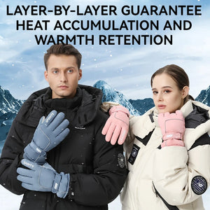 Skiing Gloves Unisex Winter Fleece Thermal Windproof Non-slip Waterproof Snowboarding Bike Cycling Sport Skin-friendly Mittens