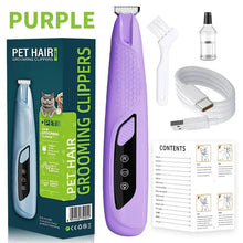Load image into Gallery viewer, Professional Dog Hair Trimmer Electric Dog Cutter Pet Foot Hair Trimmer Cat Grooming Hairdresser Scissors