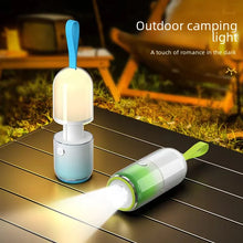 Load image into Gallery viewer, Pink Squirrel Folding Outdoor Camping Portable Rechargeable High Capacity Lighting Hanging Tent Hanging Light Lantern