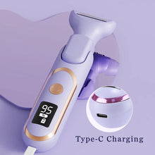 Load image into Gallery viewer, 5 in1 Women's Electric Hair Trimmer for Body Face Bikini Underarm Nose-IPX7 Wet Dry USB Rechargeable Painless Precision Trimming