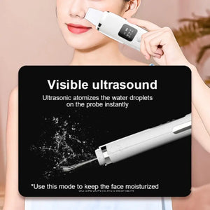 Ultrasonic Skin Scrubber Deep Face Cleaning Machine Peeling Shovel Facial Pore Cleaner Face Skin Scrubber Lift Machine