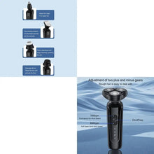 Load image into Gallery viewer, Efficient Floating Heads Men's Electric Razors for Quick Grooming USB Charging Beard Trimmer Convenient Travel Shaver