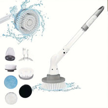 Load image into Gallery viewer, Electric Cleaning Brush With Long Handle Automatic Rotation Extension Cordless Multifunctional Cleaning Brush