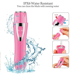 4 in 1 Epilator USB Rechargeable Protable Trimmer Hair Remover for Women Body Facial Eyebrow Razor Mini Skin Epilator Trimmer