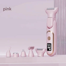 Load image into Gallery viewer, 5 in1 Women's Electric Hair Trimmer for Body Face Bikini Underarm Nose-IPX7 Wet Dry USB Rechargeable Painless Precision Trimming