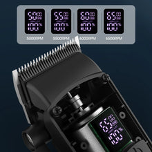 Load image into Gallery viewer, Men's Cordless Professional Hair Clipper Carving Electric Pusher Reciprocating Blade Shaver Deep Cleaning and Care Set