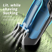 Load image into Gallery viewer, Vacuum Beard Trimmer for Men Rechargeable Mustache Trimmer with Adjustable Length Comb (1-20MM) Electric Beard Trimmer