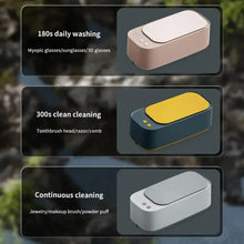 Load image into Gallery viewer, 45000Hz High Frequency Vibration Wash Cleaner Ultrasonic Cleaning Machine Washing Jewelry Glasses Watch Rings Dentures Cleaner