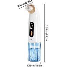 Load image into Gallery viewer, Electric Small Bubble Blackhead Remover USB Water Cycle Pore Acne Pimple Removal Vacuum Suction Facial Nose Cleaner Tool
