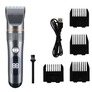 Professional Cat Dog Hair Clipper All Metal Rechargeable Pet Trimmer Cat Shaver Cutting Machine Puppy Grooming Haircut Low Noice