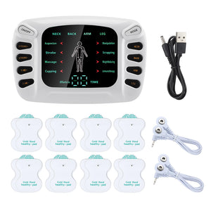 Electric Massage Instrument EMS Tense Machine Pulse Massager Tens Acupuncture Electrical Muscle Stimulator for Neck Back Body