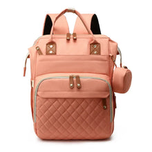 Load image into Gallery viewer, USB Mummy Bag Diaper Bag Baby Care Large Capacity Mom Backpack Mummy Maternity Wet Bag Waterproof Baby Pregnant Bag Nappy Bag