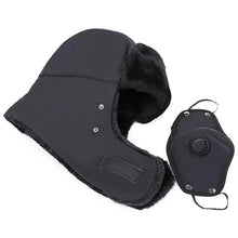 Load image into Gallery viewer, Fashion Trooper Hat Unisex Winter Trapper Cap Ear Flap Hat With Mouth Cover Fur Snow Caps Warm Flaps Ski Hat New Bomber Hats