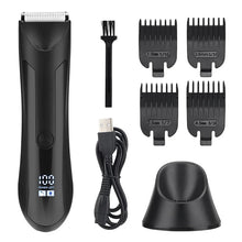 Load image into Gallery viewer, Hair Clipper LCD Electric Men's Body Hair Trimmer Shaver USB Wireless Waterproof Pofessional Beard Haircut Trimmer Men
