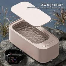 Load image into Gallery viewer, 45000Hz High Frequency Vibration Wash Cleaner Ultrasonic Cleaning Machine Washing Jewelry Glasses Watch Rings Dentures Cleaner