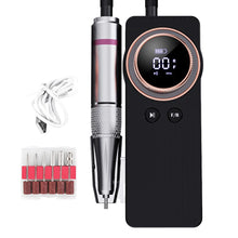 Load image into Gallery viewer, 35000RPM Nail Drill Grinding Machine Low Noise Nail Polisher Kit Nail Sander Head Sander Tool Manicure Polishing Machine