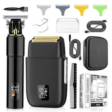 Load image into Gallery viewer, Men's Electric Shaver Multifunctional Whole Body Washing Hair Clipper Sets Digital Display Hairdresser Trimmer