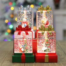 Load image into Gallery viewer, Creative Christmas Gift Box Water Injections Night Lighting Crafts